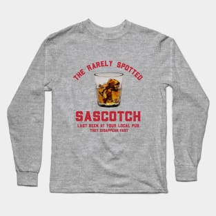 Sascotch Drinking Humor Long Sleeve T-Shirt